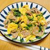 立夏の作ってみた!投稿(【豚こまと豆苗のふわたま炒め】ご飯が進む節約おかず♡)