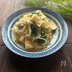 おかわり！が聞こえる♪だし香る【和風クリームパスタ】