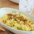 炊飯器で簡単！とうもろこしの炊き込みカレーピラフ
