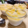 もんぶらん°・*:.。.☆の作ってみた!投稿(桃と豆乳のぷるぷるブランマンジェ【乳製品不使用】)