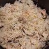 生姜とごま油でコク旨◎鶏もも肉と椎茸の炊き込みごはんの工程5