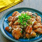 甘酢照りマヨなすチキン【ぽん酢で簡単！】