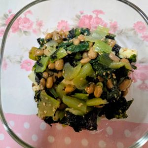にゃんこさん🐱の作ってみた!投稿(【チンゲン菜と納豆のやみつき和え】ウマウマ健康的おつまみ♪)