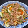 楽ラク手抜キッチン🐶🐾の作ってみた!投稿(焼きうどん風！簡単おいしい『レンチンお好みうどん』)