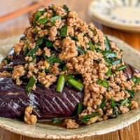 【なす】ジューシーでとろける!うま味しみ込むこってりおかず|美味しさと栄養をまるごと!mikanaの野菜塾 Vol.5