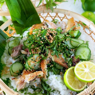 【すし酢の黄金比】鯵1枚あれば!!アジときゅうりのちらし寿司
