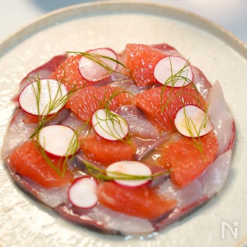 爽やか新食感‼︎『ブリのカルパッチョ』