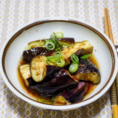 レンジで簡単「茄子の中華風漬け」