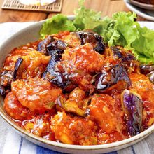 【鶏むね肉と茄子のチリソース】ご飯がすすむ！おうち中華♡