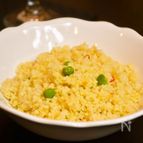 キヌアで作る　サフランガーリックピラフ　