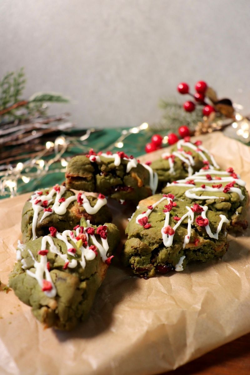 レモンクランベリースコーンのレシピ