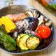 夏こそ食べたい♪【夏野菜と鶏肉の焼き煮浸し】