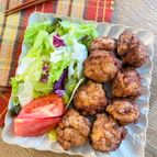 焼肉のたれで簡単☆ジューシーな豚こま唐揚げ
