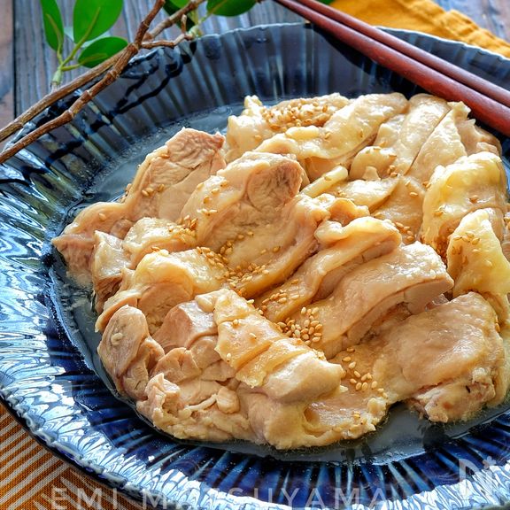 簡単！しっとり！＊さっぱり煮鶏＊