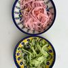 中華めんでビビン麺♩韓国風！甘辛！冷たい麺！麺を和えるだけの工程1