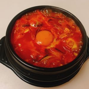 りんの作ってみた!投稿(日本で手に入る食材でお手軽に作れる！旨辛本格スンドゥブチゲ)