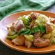鶏肉とキャベツの塩昆布レモンマヨ炒め