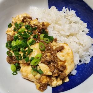 ナムディの作ってみた!投稿(【本格★麻婆豆腐丼】旨みたっぷり★)