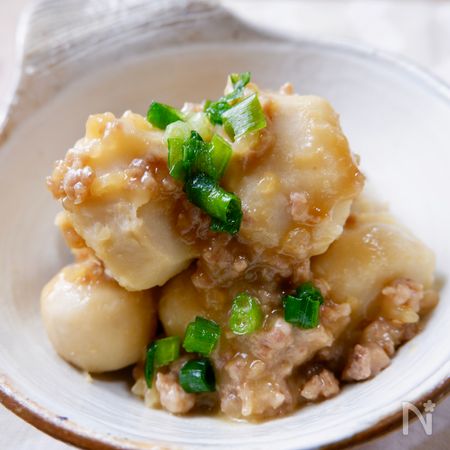 おつまみや副菜に 里芋のそぼろ味噌煮込み By Rinaty りなてぃ レシピサイト Nadia ナディア プロの料理家のおいしいレシピ