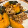 もかの作ってみた!投稿(フライパン10分!【豚肉とかぼちゃのハニーマスタード炒め】)