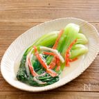 チンゲン菜のかにあんかけ_とろうま♪ カニカマで節約副菜