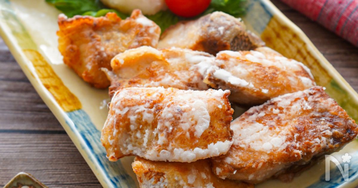 しっとりふっくら♪ぶりの竜田揚げ