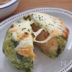刻んで簡単時短ロールキャベツ風包み焼き。＜ベーコンポテト具＞