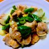 せーちゃんの作ってみた!投稿(行列の中華屋さんの🍚鶏肉のオイスターバター黒胡椒炒め🤩)