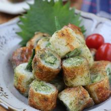 簡単♪【ちくわオクラのコロコロ磯辺揚げ】