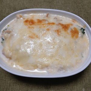 1556395の作ってみた!投稿(正月の食べ過ぎリセット✨ヘルシー【ブロツナの豆腐グラタン】)