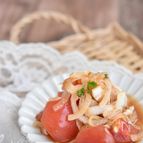 新玉ねぎとトマトの和風サラダ【作り置き】