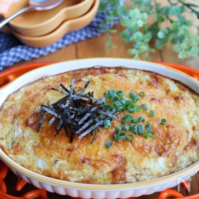 包丁不要*長芋のふわふわチーズ焼き