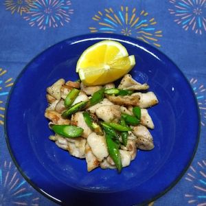 kouの作ってみた!投稿(【鶏とアスパラの塩炒め】これだけで最高においしい！)