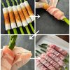 巻いて焼くだけ【アスパラの竹輪肉巻き】甘辛タレがやみつき！の工程1
