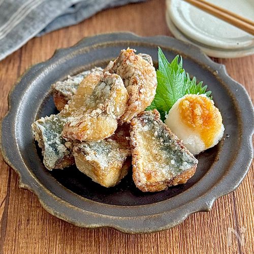 サクッと香ばしい♩鯖のカレー風味竜田揚げ