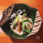 オクラと海の仲間の和え物