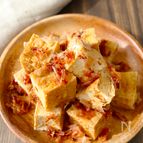 レンジで5分！【おかかバター厚揚げ】