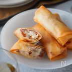 【ながいも生ハムチーズ春巻き】10分でできる！ホクッパリッ♪