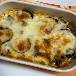 ゆっこの作ってみた!投稿(なすトロ〜リ・簡単♡さば味噌煮缶となすのカレーマヨチー焼き)