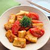【トマトと厚揚げのだし炒め】かつお節で美味しさアップ!