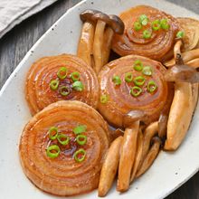 とろける♪新玉ねぎの照り焼きステーキ