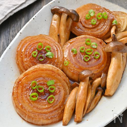 とろける♪新玉ねぎの照り焼きステーキ