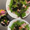 そら・ゆずの作ってみた!投稿(《3分で出来る♪》わさび菜のやみつきサラダ)