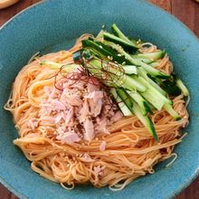 甘辛旨い&クセになる!ツナときゅうりのピビン麺