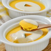 野菜ピュレ料理・かぼちゃのフラン（介護食）