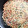魚ニソともやしのお好み焼きの工程4