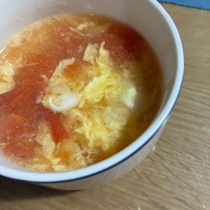 yu-mingの作ってみた!投稿(＼トマトとふわふわ卵の中華スープ／誰でも失敗なし！)