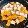 コク旨♡厚揚げの味噌仕立てボロネーゼの工程1
