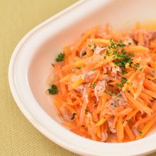 レンジで人参とツナのおかず
