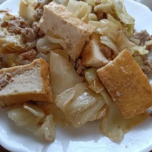 ぽぽペの作ってみた!投稿(春キャベツと厚揚げ《極旨♡肉味噌炒め》)